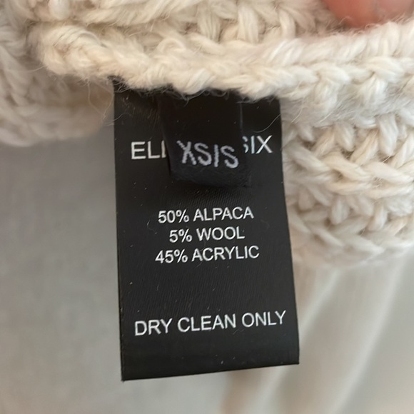 Eleven Six Marlowe Ivory Sweater Small - Picture 8 of 9